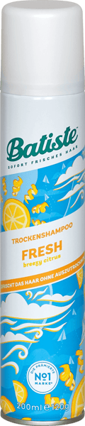 Batiste Šampon za suvo pranje kose Fresh citrus 200ml