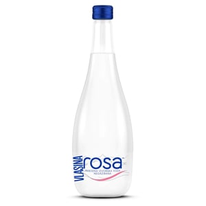 Rosa Negazirana voda staklena flasa 750ml