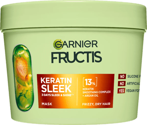 Garnier Fructis keratin sleek maska za kosu 370ml