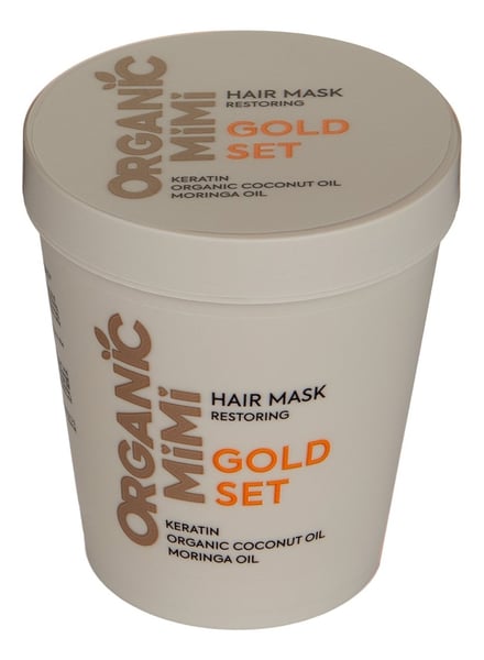 Organic Mimi Gold set keratin maska za kosu 200ml