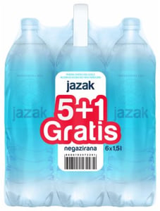 Jazak Voda Negazirana voda paket 5+1 gratis 1.5l