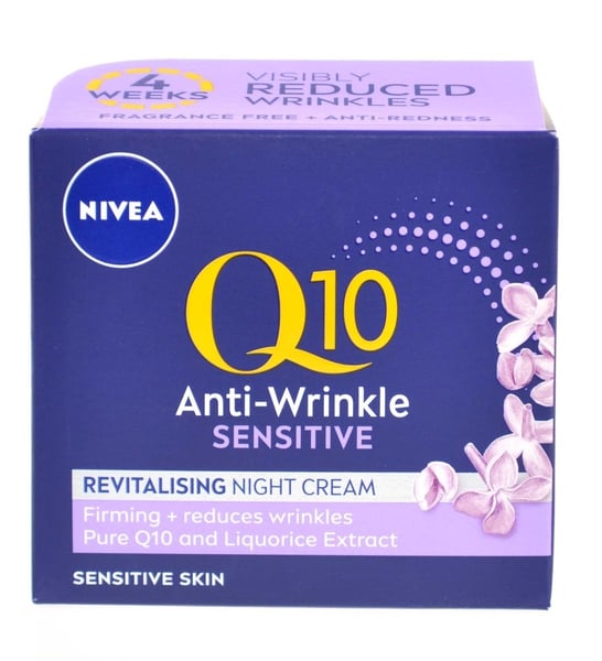Nivea Q10 sensitive anti-wrinkle krema 50ml