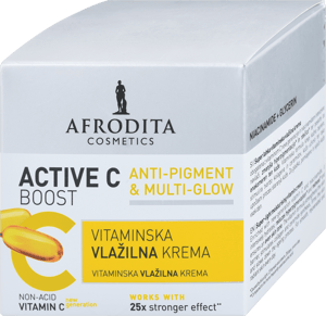 Afrodita Active C boost vitaminska hidrantna krema 50ml