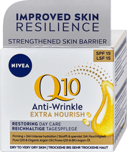 Nivea Q10 Extra nourish dnevna krema protiv bora SPF15 50ml