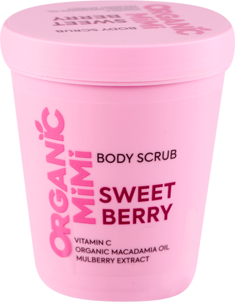 Organic Mimi Piling za telo sweet berry 250g