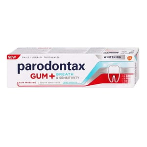 Parodontax Pasta Gum+ breath & sensitivity whitening 75ml