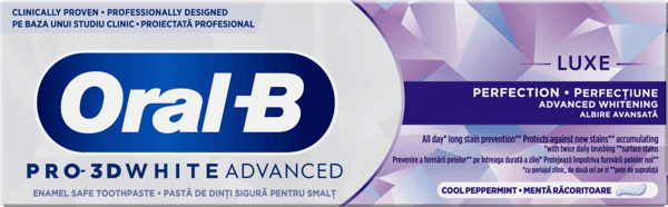 Oral B Pasta za zube 3D white advanced luxe perfection 75ml