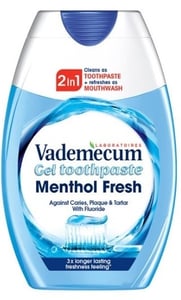 Vademecum Pasta 2in1 Menthol fresh 75ml