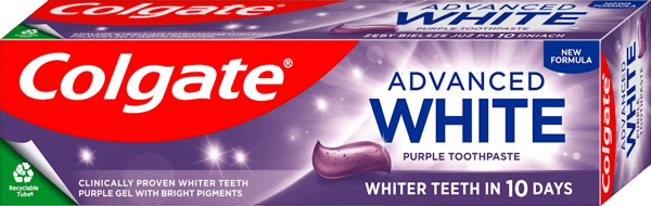 Colgate Pasta za zube Advanced white purple 75ml