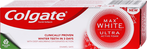 Colgate Pasta za zube Max white ultra active foam 50ml