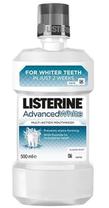 Listerine Tečnost za ispiranje usta advanced White 500ml