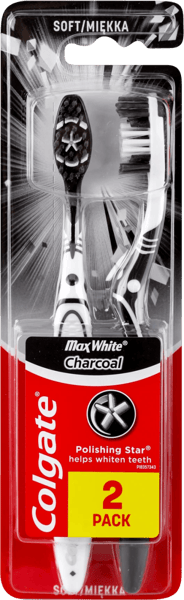 Colgate Max white Charcoal četkica za zube 2kom