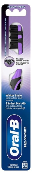 Oral B Pro 3D whitening charcoal četkica za zube 1kom