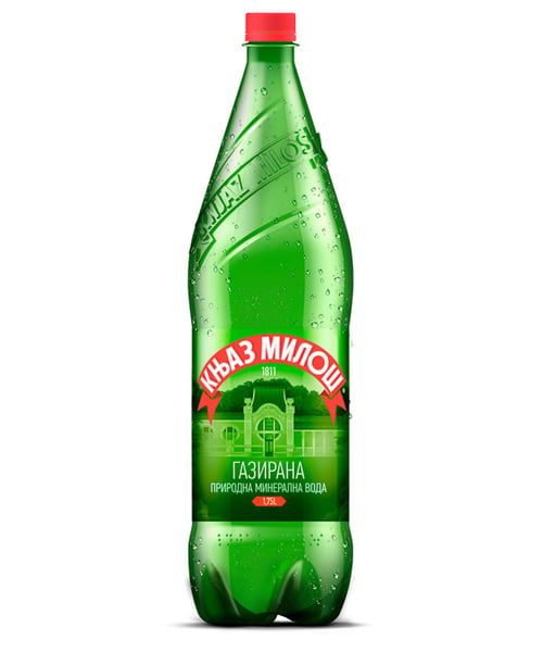 Knjaz Milos Gazirana voda 1.75l