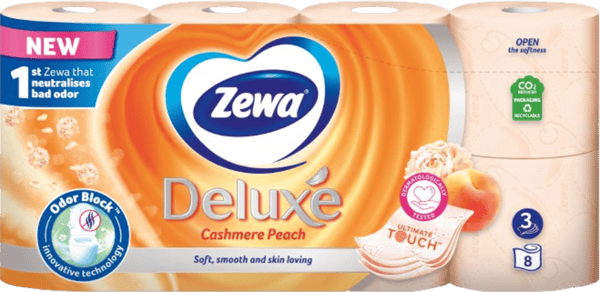 Zewa Toalet papir deluxe peach 3sloja 8kom