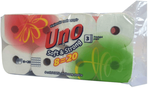 Uno Toalet papir soft & strong 3sloja 8kom