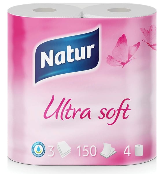 Natur Toalet papir ultra soft 3sloja 4kom