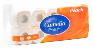 Camelia Toaletni papir breskva 3sloja 10kom