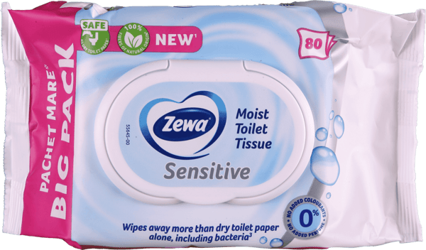 Zewa Vlažni toalet papir sensitive 80kom