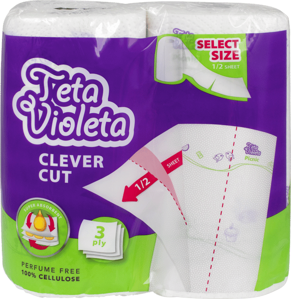 Violeta Ubrus Picnic 3sloja 2kom