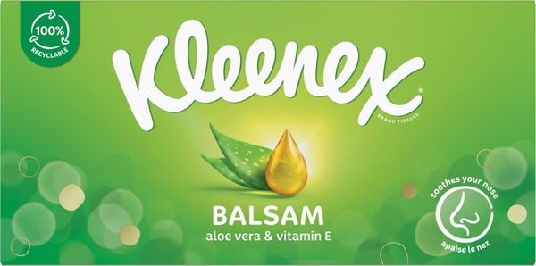 Kleenex Papirne maramice balsam kutija 3sloja 64kom