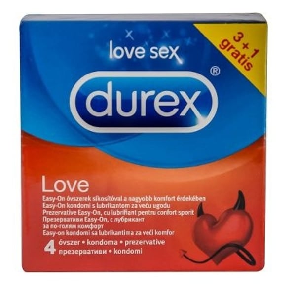 Durex Prezervativ Love 4kom