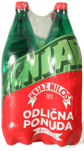 Knjaz Milos Gazirana voda 4x1.25l