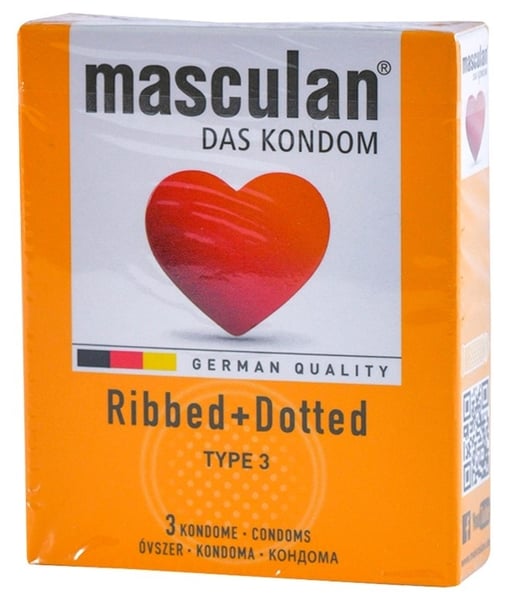 Masculan Prezervativ tip3 ribbed 3kom