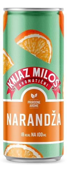 Knjaz Milos Gazirana voda narandža 330ml