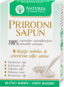 Ea Cosmetics Kozje mleko natur prirodni sapun 80g