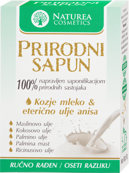 Ea Cosmetics Kozje mleko natur prirodni sapun 80g