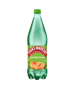Knjaz Milos Gazirana voda mandarina 1,25l