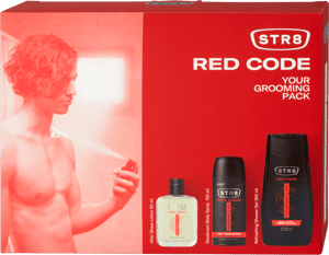 STR8 Set Red Code (after shave, dezodorans i gel za tuširanje)