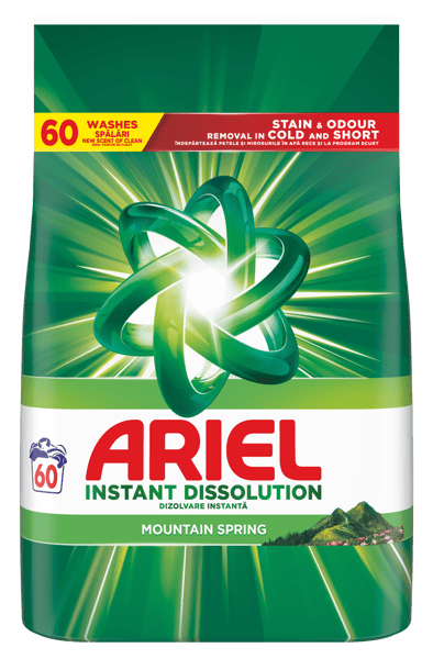 Ariel Mountain spring deterdžent za veš 60 pranja (3,9kg)