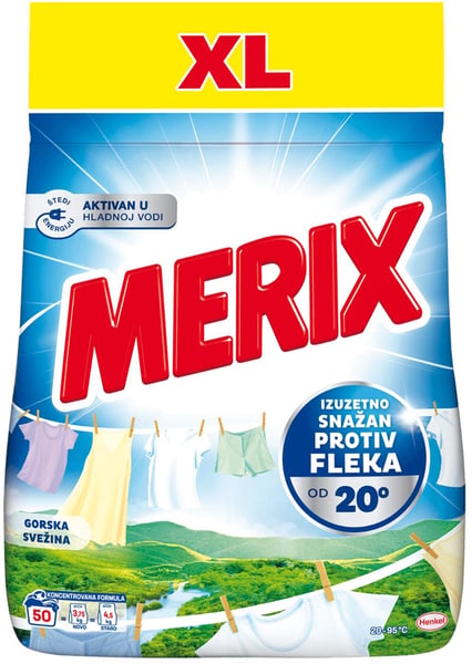 Merix Gorska svežina 50 pranja (3,75kg)