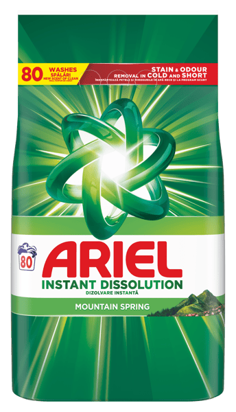 Ariel Mountain spring deterdžent za veš 80 pranja (5,2kg)