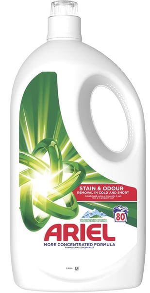Ariel Mountain spring tečni deterdžent 80 pranja (3,6l)