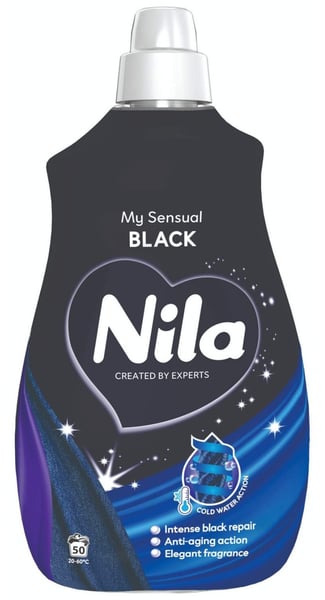 Nila My sensual black tečni deterdžent 50 pranja (2,7l)