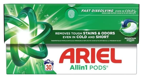 Ariel Pods Mountain spring kapsule za veš 30kom