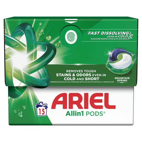 Ariel Pods Mountain spring kapsule za veš 15kom