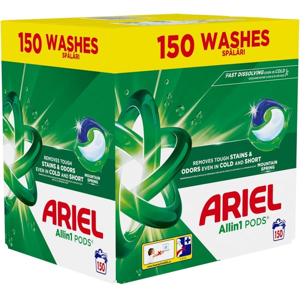 Ariel Pods Mountain spring kapsule za veš 150kom