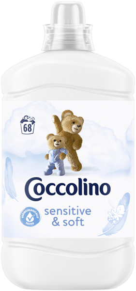Coccolino Sensitive & soft omekšivač za veš 68 pranja (1,7l)