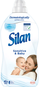 Silan Sensitive & baby omekšivač za veš 64 pranja (1408ml)