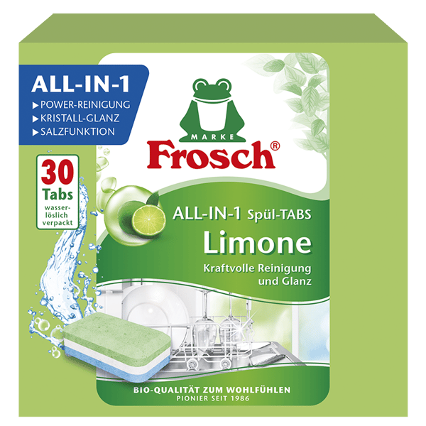 Frosch Tablete green lemon 30kom