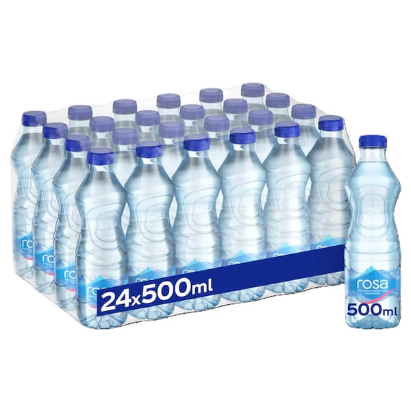 Rosa Negazirana voda paket 24x500ml