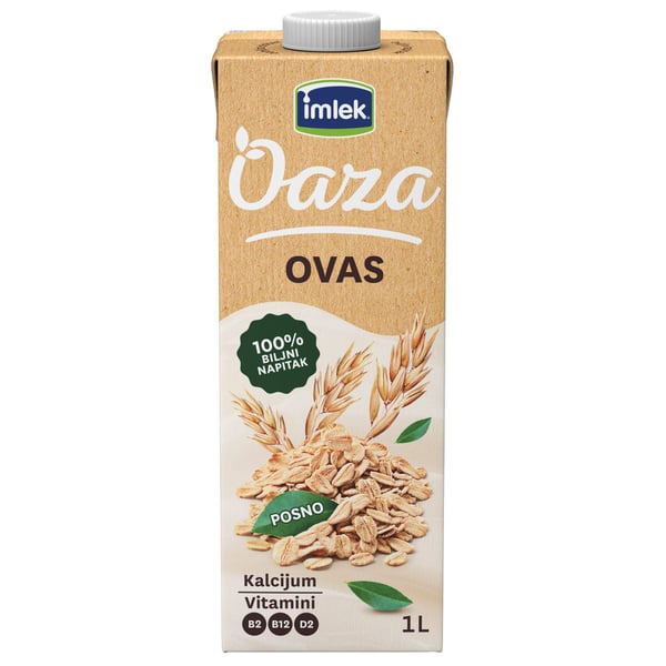 Imlek Oaza napitak od ovsa 1L Tp