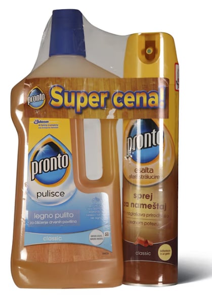 Pronto Sredstvo za čišćenje tečni vosak i clasic sprej 20%