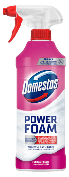 Domestos Sredstvo za kupatilo power foam floral 435ml