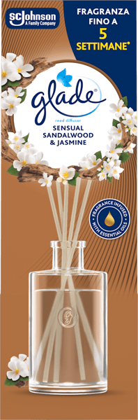 Glade Mirisni štapići sandalovina i jasmin 50ml