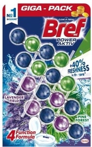 Bref WC osveživač kuglice Lavender 4x50g